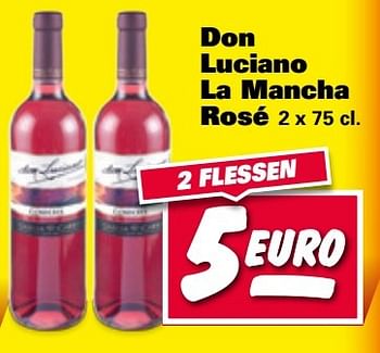 Aanbiedingen Don luciano la mancha rosé - Rosé wijnen - Geldig van 01/05/2017 tot 07/05/2017 bij Nettorama