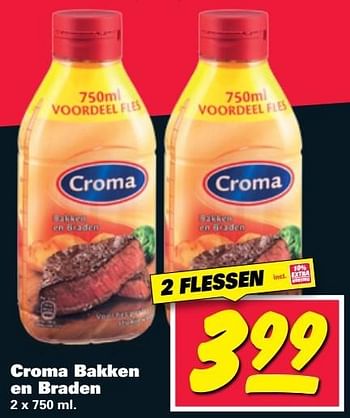 Aanbiedingen Croma bakken en braden - Croma - Geldig van 01/05/2017 tot 07/05/2017 bij Nettorama