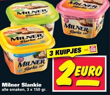 Aanbiedingen Milner slankie - Milner - Geldig van 01/05/2017 tot 07/05/2017 bij Nettorama