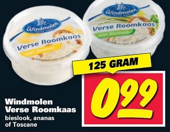 Aanbiedingen Windmolen verse roomkaas - Windmolen - Geldig van 01/05/2017 tot 07/05/2017 bij Nettorama