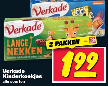 Aanbiedingen Verkade kinderkoekjes - Verkade - Geldig van 01/05/2017 tot 07/05/2017 bij Nettorama