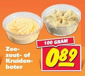 Aanbiedingen Zee- zout- of kruiden- boter - Huismerk - Nettorama - Geldig van 01/05/2017 tot 07/05/2017 bij Nettorama