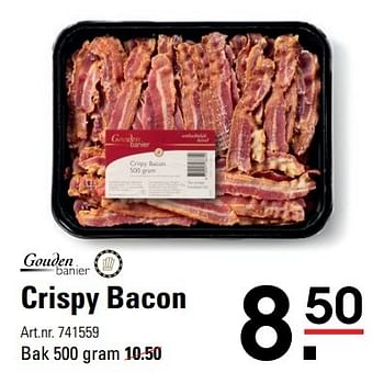 Aanbiedingen Crispy bacon - Gouden Banier - Geldig van 20/04/2017 tot 08/05/2017 bij Sligro