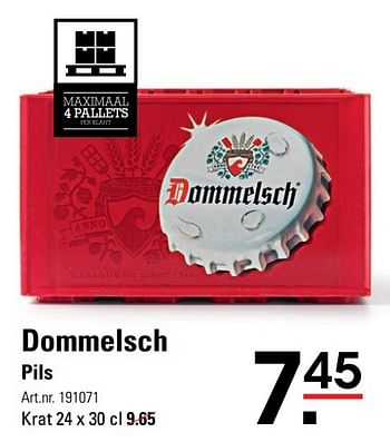 Aanbiedingen Dommelsch pils - Dommelsch - Geldig van 20/04/2017 tot 08/05/2017 bij Sligro