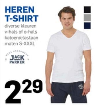 Aanbiedingen Heren t-shirt diverse kleuren - Jack Parker - Geldig van 04/05/2017 tot 09/05/2017 bij Action