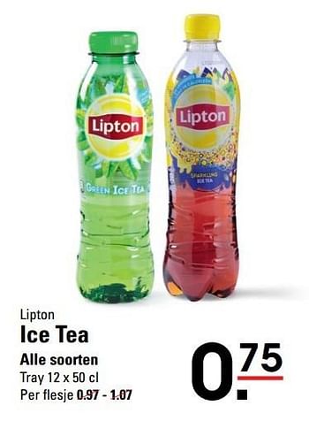 Aanbiedingen Ice tea - Lipton - Geldig van 20/04/2017 tot 08/05/2017 bij Sligro