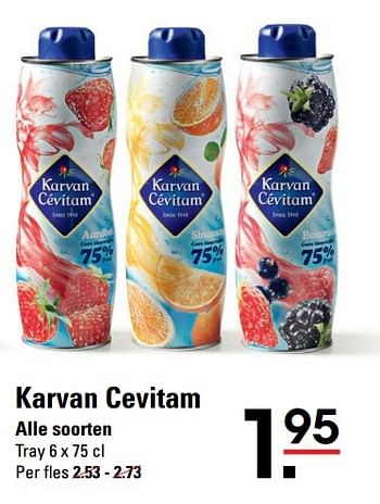 Aanbiedingen Karvan cevitam - Karvan Cévitam - Geldig van 20/04/2017 tot 08/05/2017 bij Sligro