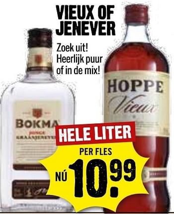 Aanbiedingen Vieux of jenever - Huismerk - Dirk III - Geldig van 07/05/2017 tot 13/05/2017 bij Dirk III