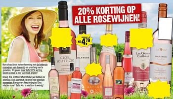 Aanbiedingen Alarcos - Rosé wijnen - Geldig van 07/05/2017 tot 13/05/2017 bij Dirk III