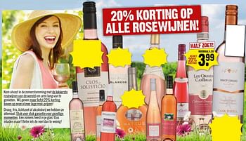 Aanbiedingen Les ormes de cambras - Rosé wijnen - Geldig van 07/05/2017 tot 13/05/2017 bij Dirk III