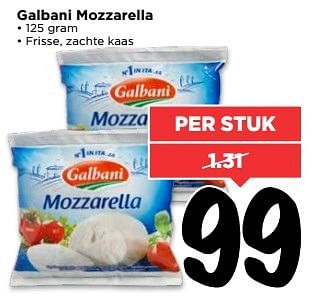 Aanbiedingen Galbani mozzarella - Galbani - Geldig van 07/05/2017 tot 13/05/2017 bij Vomar