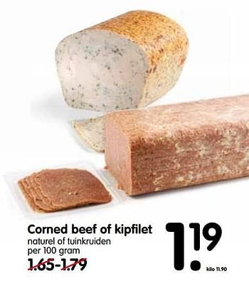 Aanbiedingen Corned beef of kipfilet - Huismerk - Em-té - Geldig van 07/05/2017 tot 13/05/2017 bij Em-té