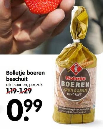 Aanbiedingen Bolletje boeren beschuit - Bolletje - Geldig van 07/05/2017 tot 13/05/2017 bij Em-té