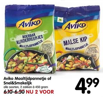 Aanbiedingen Aviko maaltijdpannetje of snel+smakelijk - Aviko - Geldig van 07/05/2017 tot 13/05/2017 bij Em-té