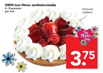 Aanbiedingen Deen luxe wener aardbeienvlaaitje - Huismerk deen supermarkt - Geldig van 07/05/2017 tot 13/05/2017 bij Deen Supermarkten