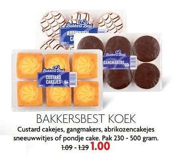 Aanbiedingen Bakkersbest koek - BakkersBest - Geldig van 07/05/2017 tot 13/05/2017 bij Deka Markt