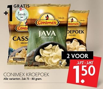 Aanbiedingen Conimex kroepoek - Conimex - Geldig van 07/05/2017 tot 13/05/2017 bij Deka Markt