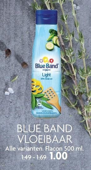 Aanbiedingen Blue band vloeibaar - Blue Band - Geldig van 07/05/2017 tot 13/05/2017 bij Deka Markt