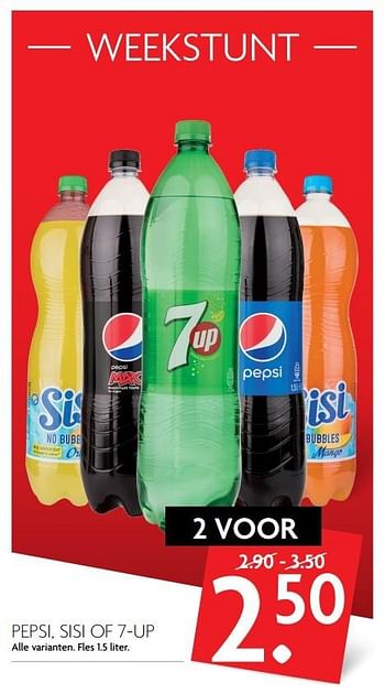 Aanbiedingen Pepsi, sisi of 7-up - 7-Up - Geldig van 07/05/2017 tot 13/05/2017 bij Deka Markt