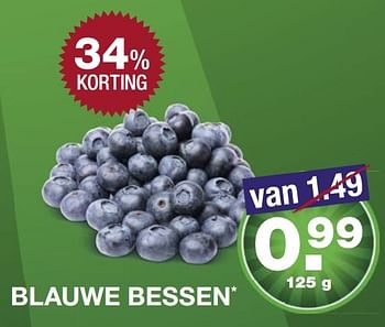 Aanbiedingen Blauwe bessen - Huismerk - Aldi - Geldig van 08/05/2017 tot 13/05/2017 bij Aldi