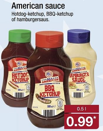 Aanbiedingen American sauce - All American - Geldig van 08/05/2017 tot 13/05/2017 bij Aldi