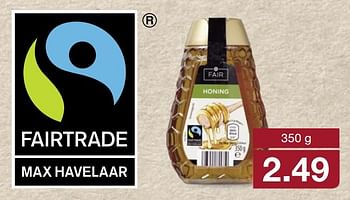 Aanbiedingen Honing - Fair Trade - Geldig van 08/05/2017 tot 13/05/2017 bij Aldi