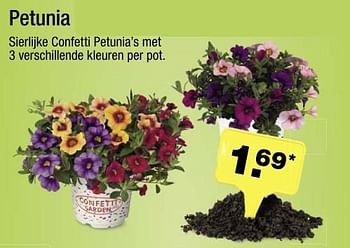 Aanbiedingen Petunia - Huismerk - Aldi - Geldig van 08/05/2017 tot 13/05/2017 bij Aldi