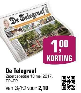 Aanbiedingen De telegraaf zaterdageditie 13 mei 2017 - Huismerk - Primera - Geldig van 23/04/2017 tot 14/05/2017 bij Primera