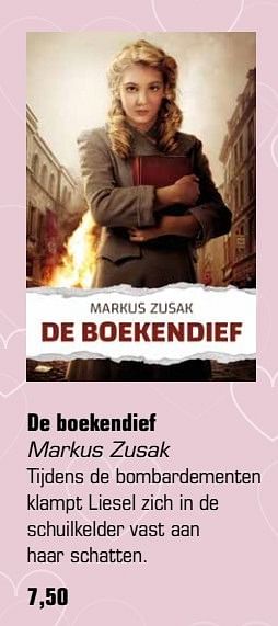 Aanbiedingen De boekendief markus zusak - Huismerk - Primera - Geldig van 23/04/2017 tot 14/05/2017 bij Primera
