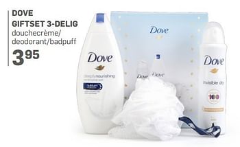 Aanbiedingen Dove giftset 3-delig - Dove - Geldig van 21/04/2017 tot 14/05/2017 bij Action