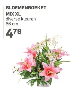 Aanbiedingen Bloemenboeket mix xl - Huismerk - Action - Geldig van 21/04/2017 tot 14/05/2017 bij Action
