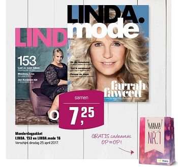 Aanbiedingen Moederdagpakket linda. 153 en linda.mode 16 - Huismerk - Primera - Geldig van 23/04/2017 tot 14/05/2017 bij Primera