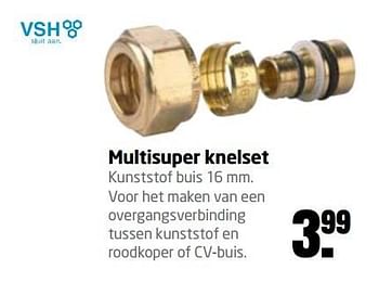 Aanbiedingen Multisuper knelset kunststof buis 16 mm. - Huismerk - Formido - Geldig van 01/05/2017 tot 14/05/2017 bij Formido