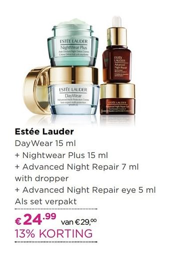 Aanbiedingen Estée lauder daywear - Estee Lauder - Geldig van 01/05/2017 tot 14/05/2017 bij Ici Paris XL