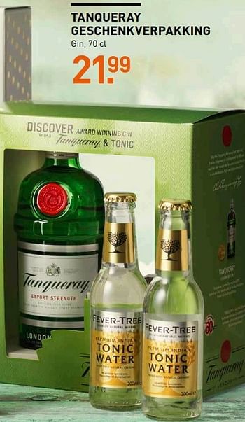 Aanbiedingen Tanqueray geschenkverpakking - Tanqueray - Geldig van 01/05/2017 tot 14/05/2017 bij Gall & Gall