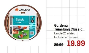 Aanbiedingen Gardena tuinslang classic - Gardena - Geldig van 01/05/2017 tot 14/05/2017 bij Multimate
