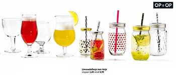 Aanbiedingen Limonadeflesje met rietje - Huismerk - Xenos - Geldig van 01/05/2017 tot 14/05/2017 bij Xenos