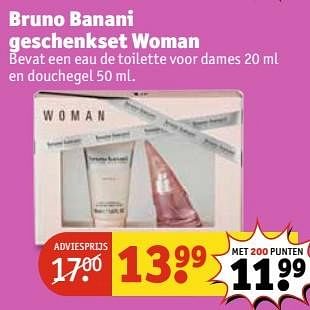Aanbiedingen Bruno banani geschenkset woman - Bruno Banani - Geldig van 09/05/2017 tot 14/05/2017 bij Kruidvat