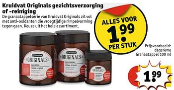 Aanbiedingen Dagcrème granaatappel - Huismerk - Kruidvat - Geldig van 09/05/2017 tot 14/05/2017 bij Kruidvat