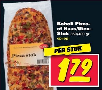 Aanbiedingen Boboli pizza of kaas-uienstok - Boboli - Geldig van 08/05/2017 tot 14/05/2017 bij Nettorama