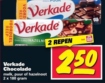 Aanbiedingen Verkade chocolade - Verkade - Geldig van 08/05/2017 tot 14/05/2017 bij Nettorama