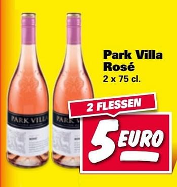 Aanbiedingen Park villa rosé - Rosé wijnen - Geldig van 08/05/2017 tot 14/05/2017 bij Nettorama