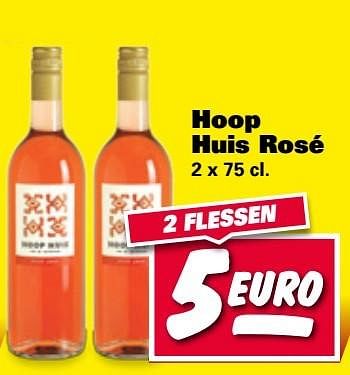Aanbiedingen Hoop huis rosé - Rosé wijnen - Geldig van 08/05/2017 tot 14/05/2017 bij Nettorama