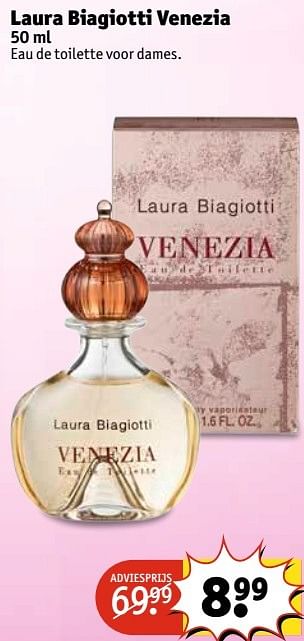 Aanbiedingen Laura biagiotti venezia - Laura Biagiotti   - Geldig van 09/05/2017 tot 14/05/2017 bij Kruidvat