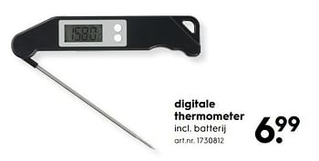 Aanbiedingen Digitale thermometer - Huismerk - Blokker - Geldig van 06/05/2017 tot 14/05/2017 bij Blokker