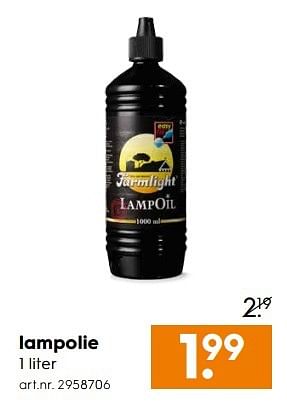 Aanbiedingen Lampolie - Farm light - Geldig van 06/05/2017 tot 14/05/2017 bij Blokker