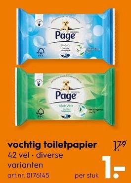 Aanbiedingen Vochtig toiletpapier - Page - Geldig van 06/05/2017 tot 14/05/2017 bij Blokker
