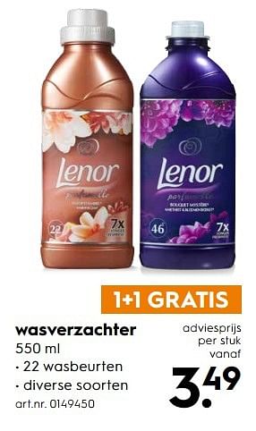 Aanbiedingen Wasverzachter - Lenor - Geldig van 06/05/2017 tot 14/05/2017 bij Blokker