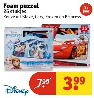 Aanbiedingen Foam puzzel - Disney - Geldig van 09/05/2017 tot 14/05/2017 bij Kruidvat