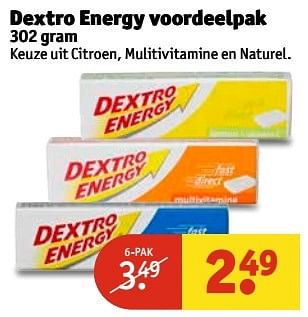 Aanbiedingen Dextro energy voordeelpak - Dextro Energy - Geldig van 09/05/2017 tot 14/05/2017 bij Kruidvat